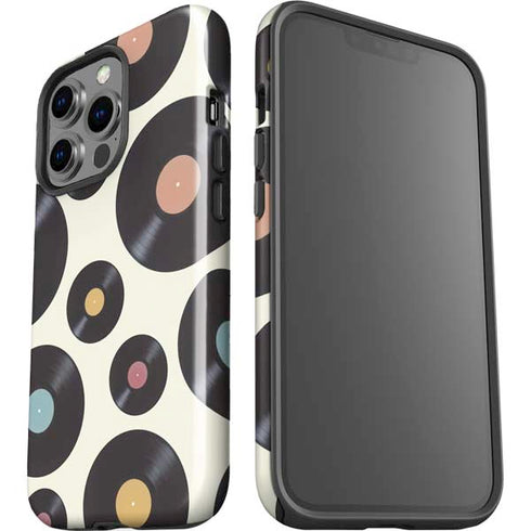 Colorful Records iPhone 15 Pro Impact Case